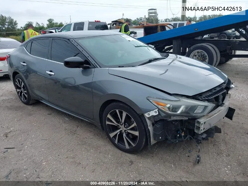 2017 Nissan Maxima 3.5 S VIN: 1N4AA6AP5HC442613 Lot: 40905226