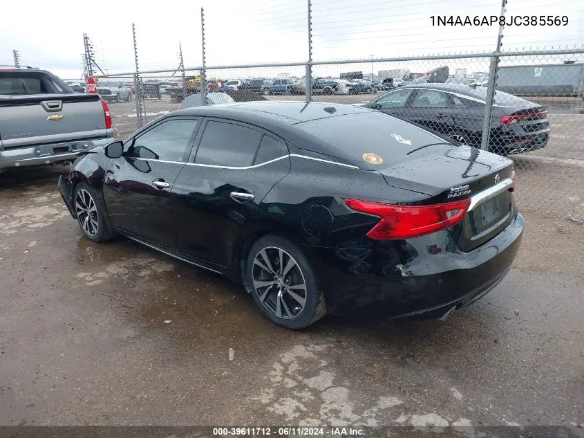 1N4AA6AP8JC385569 2018 Nissan Maxima 3.5 Sl