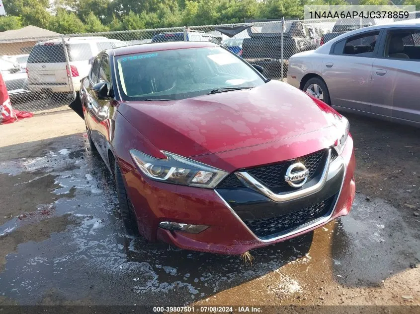 1N4AA6AP4JC378859 2018 Nissan Maxima 3.5 Sv