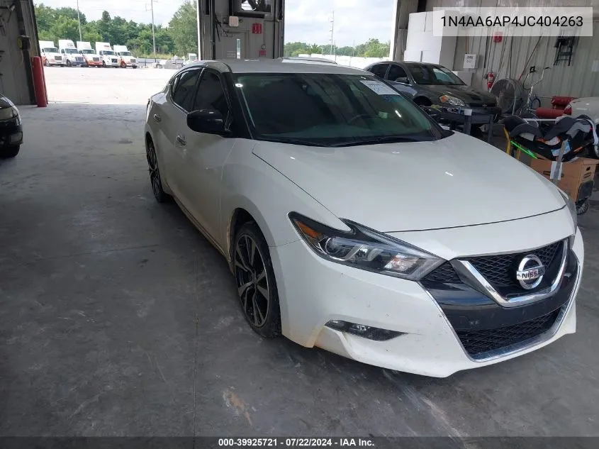 1N4AA6AP4JC404263 2018 Nissan Maxima 3.5 S