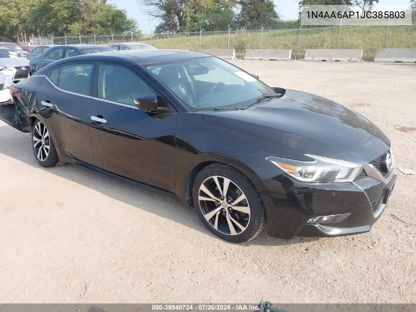 1N4AA6AP1JC385803 2018 Nissan Maxima 3.5 Sl