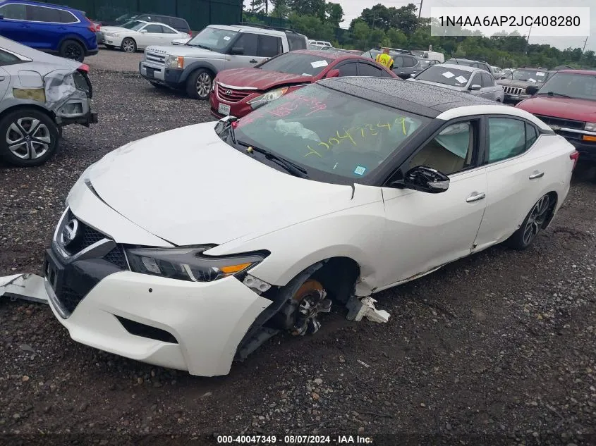 1N4AA6AP2JC408280 2018 Nissan Maxima 3.5 Sl