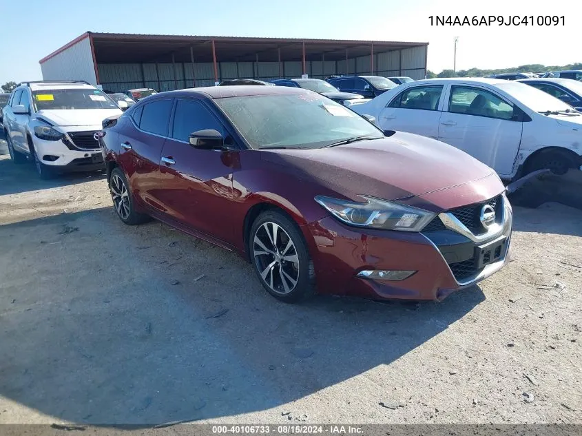 1N4AA6AP9JC410091 2018 Nissan Maxima 3.5 S