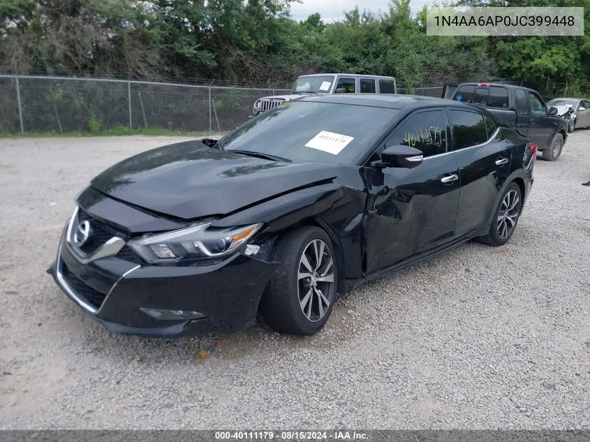 1N4AA6AP0JC399448 2018 Nissan Maxima 3.5 Platinum