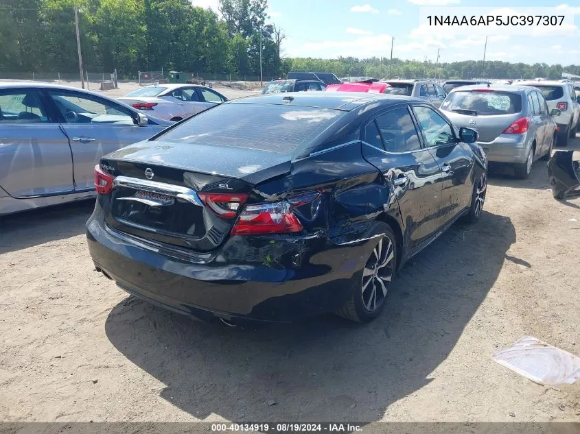 2018 Nissan Maxima 3.5 Sl VIN: 1N4AA6AP5JC397307 Lot: 40134919