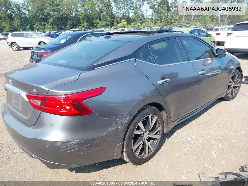 1N4AA6AP4JC405932 2018 Nissan Maxima 3.5 Sl