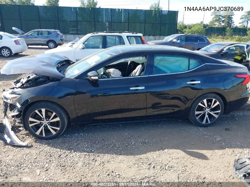 1N4AA6AP9JC370689 2018 Nissan Maxima 3.5 Platinum