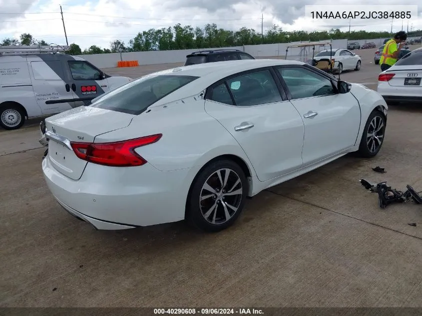 1N4AA6AP2JC384885 2018 Nissan Maxima 3.5 Sv