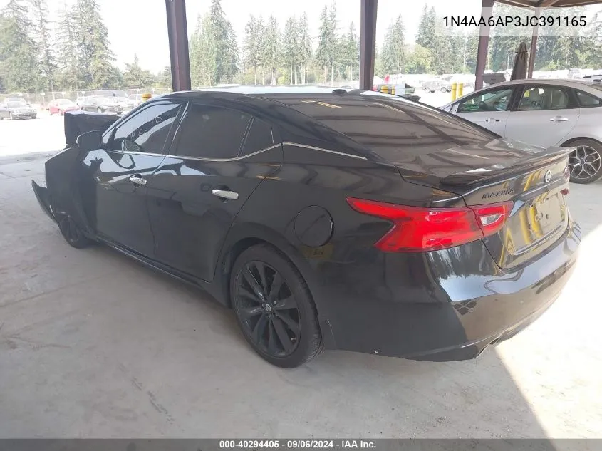 1N4AA6AP3JC391165 2018 Nissan Maxima 3.5 Sr