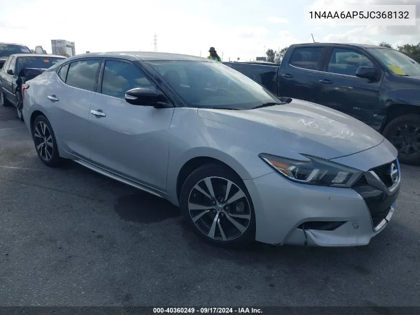 1N4AA6AP5JC368132 2018 Nissan Maxima 3.5 Sv