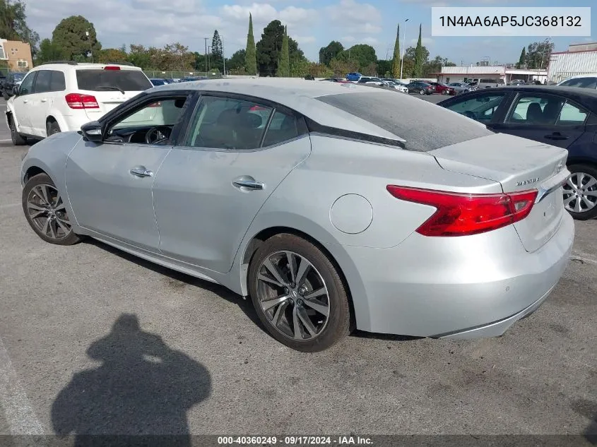 1N4AA6AP5JC368132 2018 Nissan Maxima 3.5 Sv