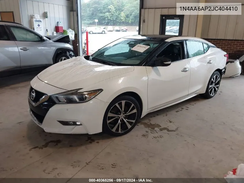 1N4AA6AP2JC404410 2018 Nissan Maxima 3.5S/Sv/Sl/Sr/Plat