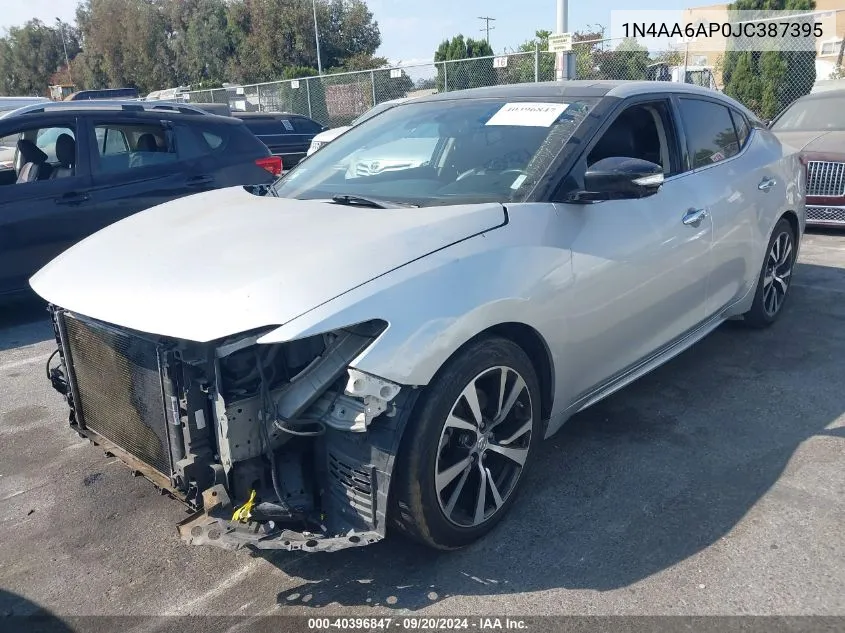 1N4AA6AP0JC387395 2018 Nissan Maxima 3.5 Sl