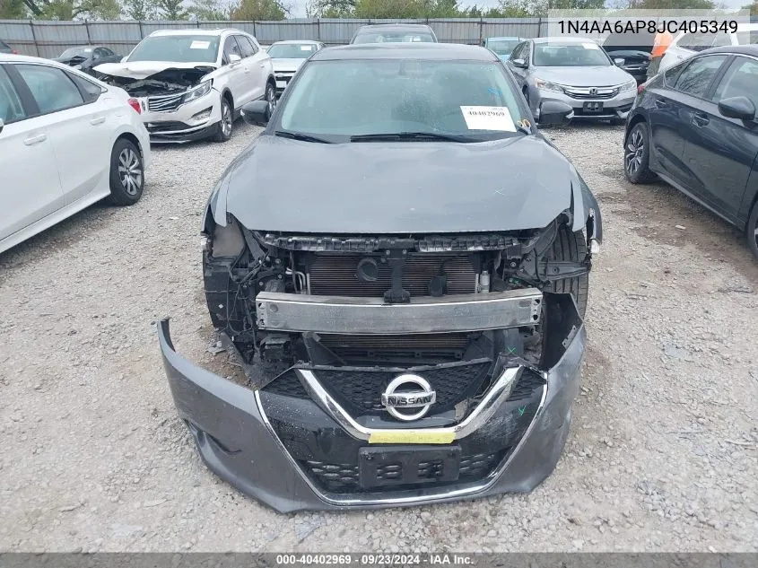 1N4AA6AP8JC405349 2018 Nissan Maxima 3.5 Sv