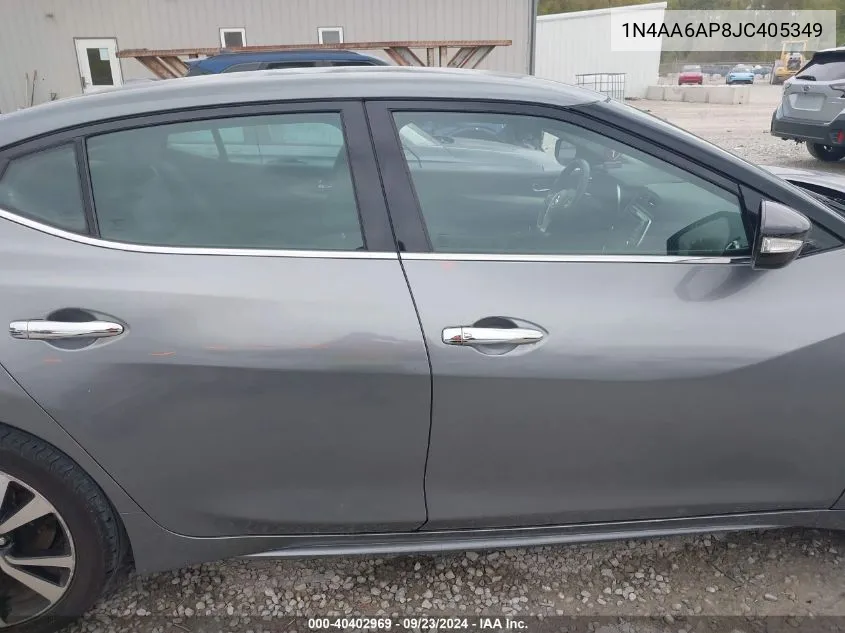 1N4AA6AP8JC405349 2018 Nissan Maxima 3.5 Sv