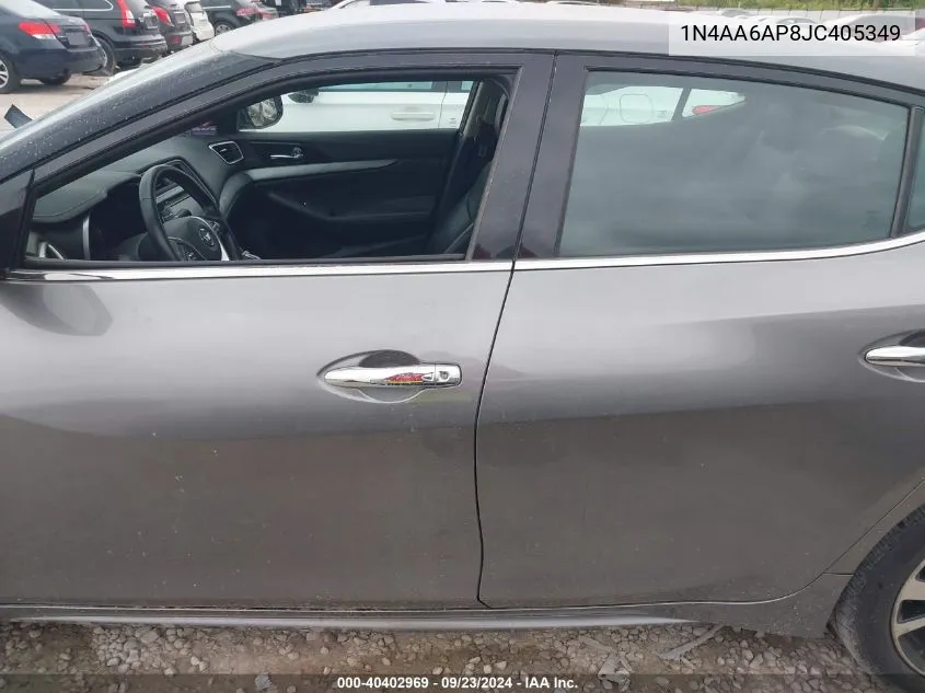 1N4AA6AP8JC405349 2018 Nissan Maxima 3.5 Sv