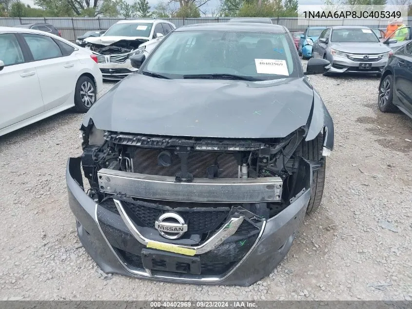 1N4AA6AP8JC405349 2018 Nissan Maxima 3.5 Sv