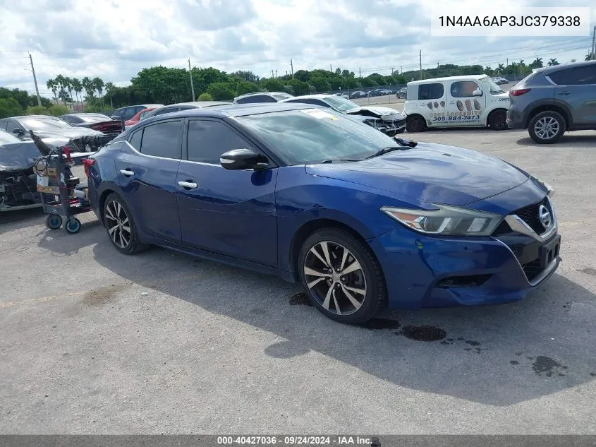 1N4AA6AP3JC379338 2018 Nissan Maxima 3.5 Sv