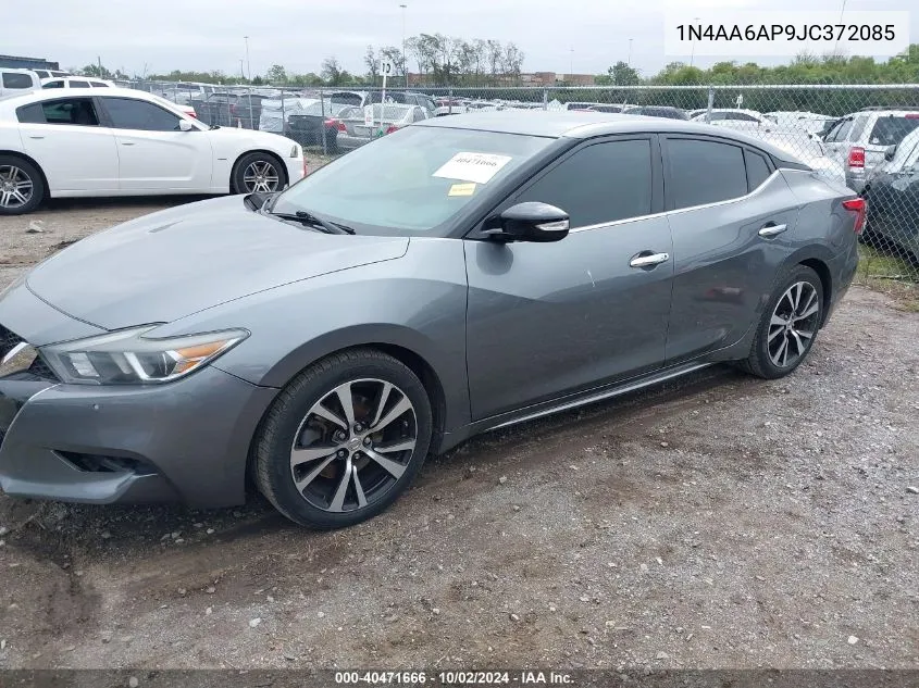 1N4AA6AP9JC372085 2018 Nissan Maxima 3.5 Sv