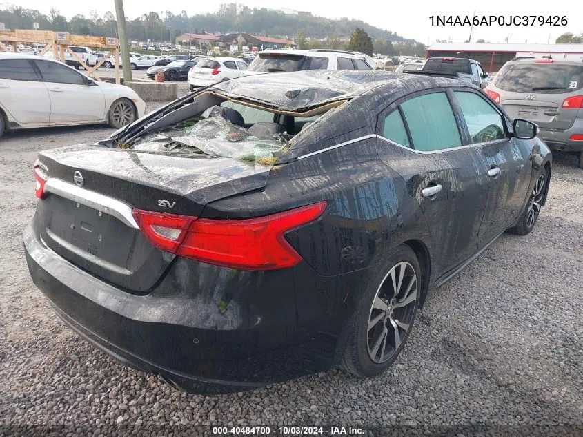 1N4AA6AP0JC379426 2018 Nissan Maxima 3.5 Sv