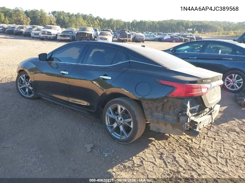 1N4AA6AP4JC389568 2018 Nissan Maxima 3.5 Platinum