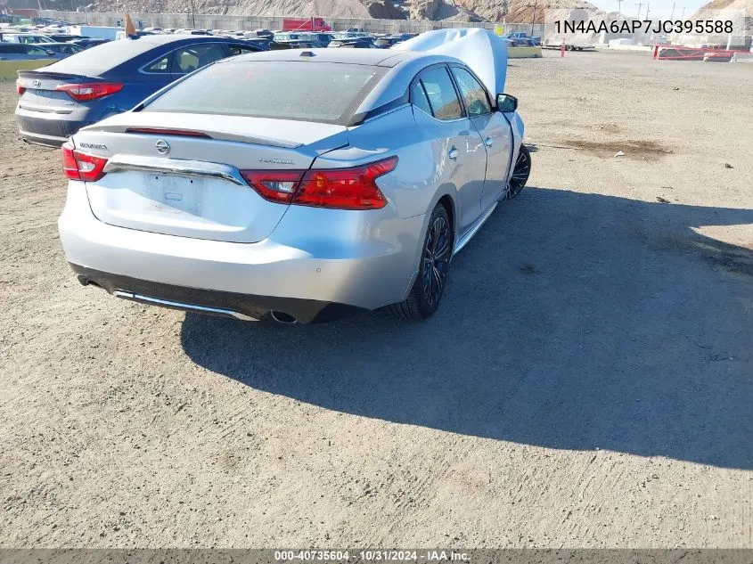 2018 Nissan Maxima 3.5 Platinum VIN: 1N4AA6AP7JC395588 Lot: 40735604