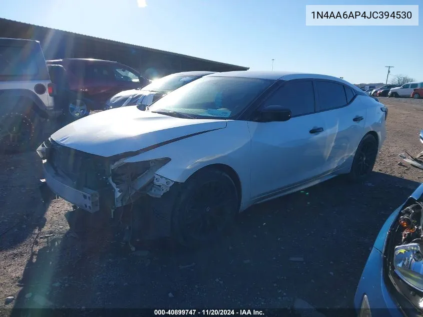 2018 Nissan Maxima 3.5 S VIN: 1N4AA6AP4JC394530 Lot: 40899747