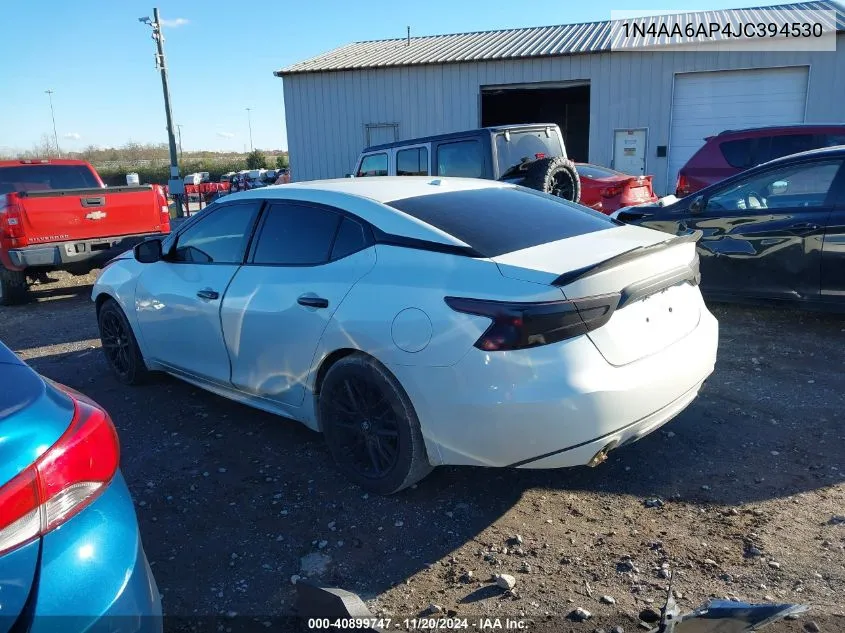 2018 Nissan Maxima 3.5 S VIN: 1N4AA6AP4JC394530 Lot: 40899747