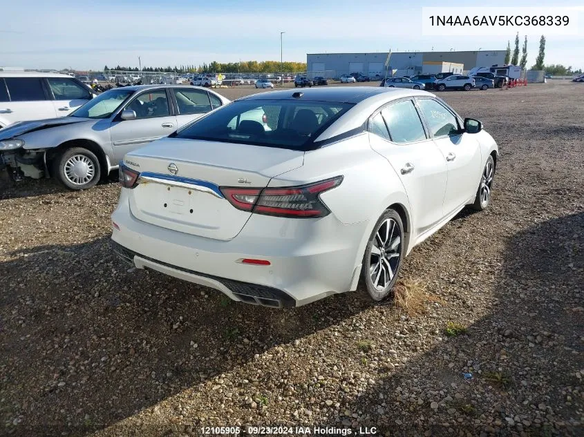 1N4AA6AV5KC368339 2019 Nissan Maxima