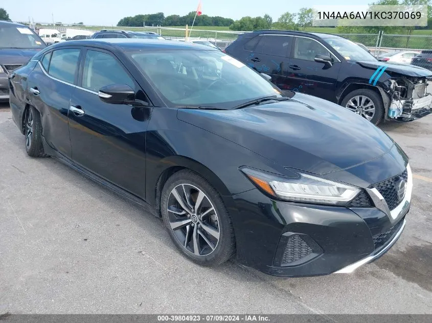 2019 Nissan Maxima 3.5 Sv VIN: 1N4AA6AV1KC370069 Lot: 39804923