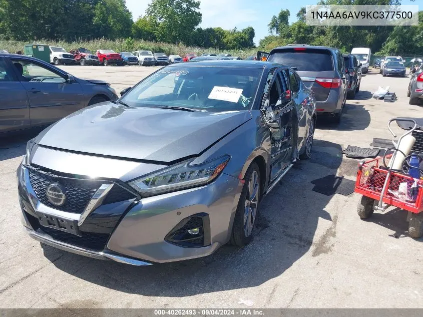 1N4AA6AV9KC377500 2019 Nissan Maxima 3.5 Platinum