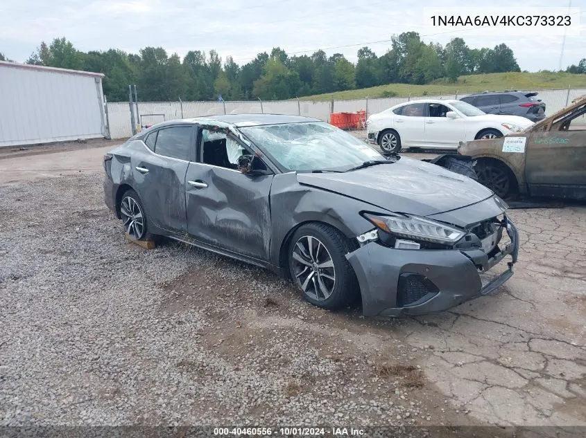 2019 Nissan Maxima 3.5 Platinum/3.5 S/3.5 Sl/3.5 Sr/3.5 Sv VIN: 1N4AA6AV4KC373323 Lot: 40460556