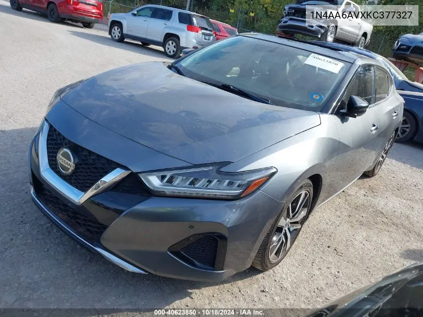 2019 Nissan Maxima 3.5 Sl VIN: 1N4AA6AVXKC377327 Lot: 40623850