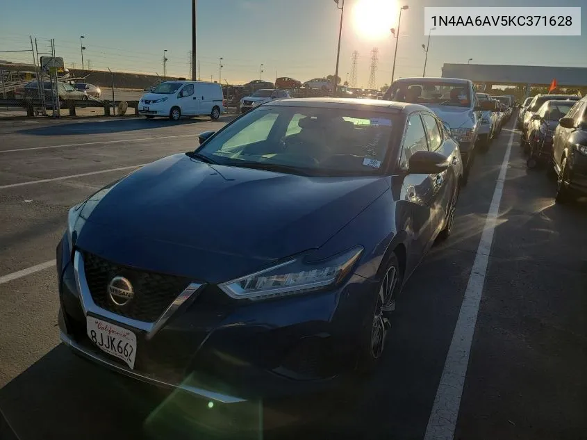 2019 Nissan Maxima S/Sl/Sr/Sv/Platinum VIN: 1N4AA6AV5KC371628 Lot: 40820710