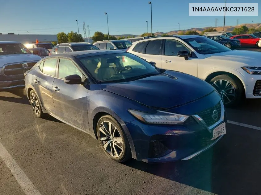 2019 Nissan Maxima S/Sl/Sr/Sv/Platinum VIN: 1N4AA6AV5KC371628 Lot: 40820710