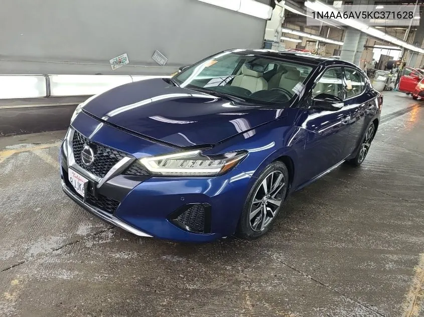 2019 Nissan Maxima 3.5 Sl VIN: 1N4AA6AV5KC371628 Lot: 40874621