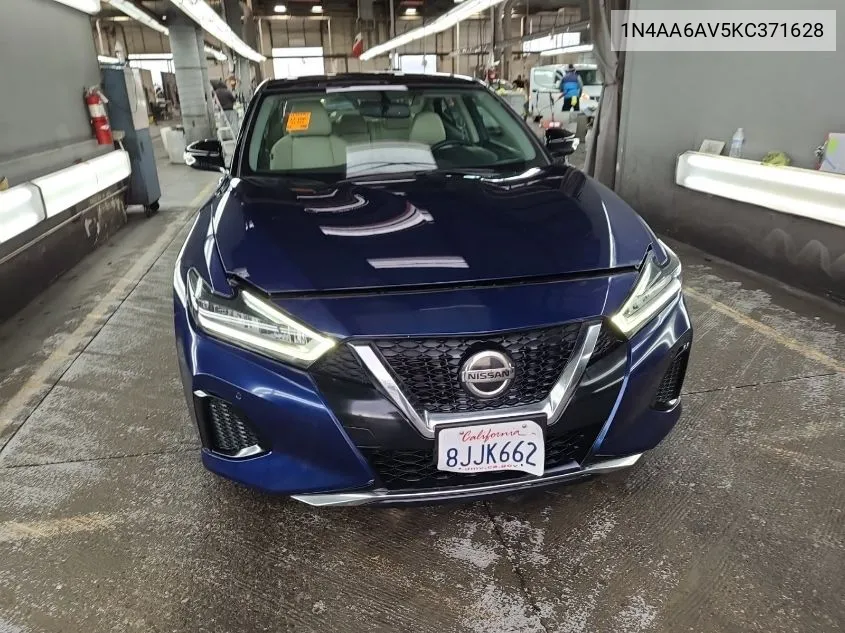 2019 Nissan Maxima 3.5 Sl VIN: 1N4AA6AV5KC371628 Lot: 40874621