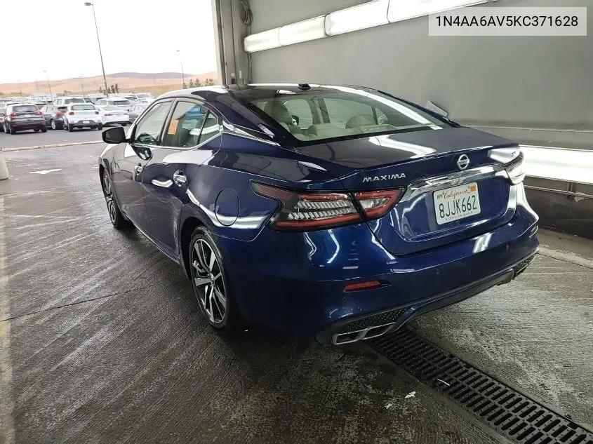 2019 Nissan Maxima 3.5 Sl VIN: 1N4AA6AV5KC371628 Lot: 40874621