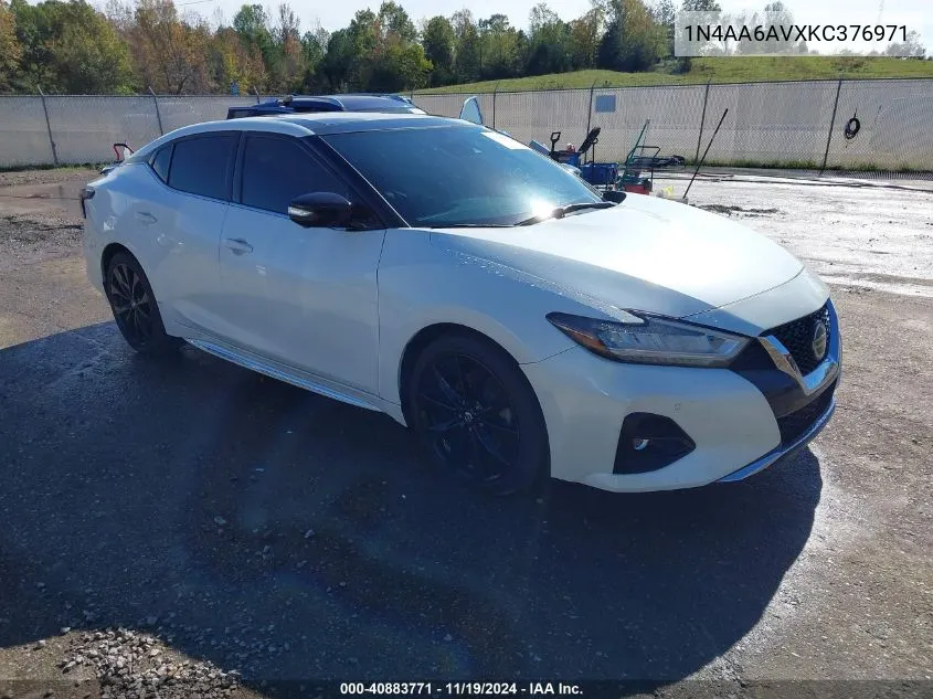 2019 Nissan Maxima 3.5 Sr VIN: 1N4AA6AVXKC376971 Lot: 40883771