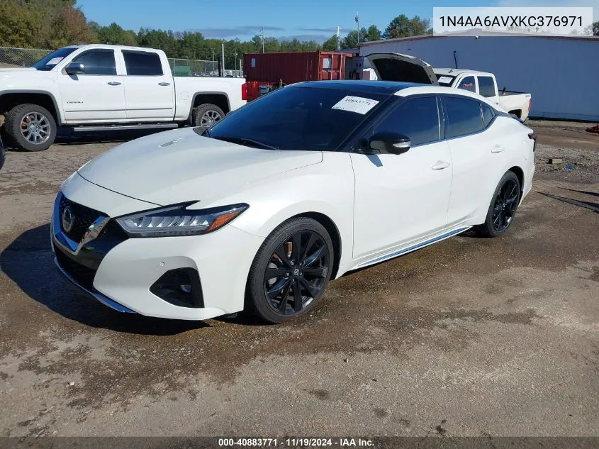 2019 Nissan Maxima 3.5 Sr VIN: 1N4AA6AVXKC376971 Lot: 40883771