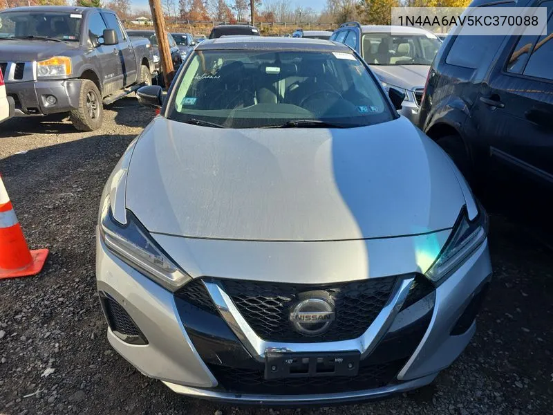 2019 Nissan Maxima S/Sl/Sr/Sv/Platinum VIN: 1N4AA6AV5KC370088 Lot: 40896200