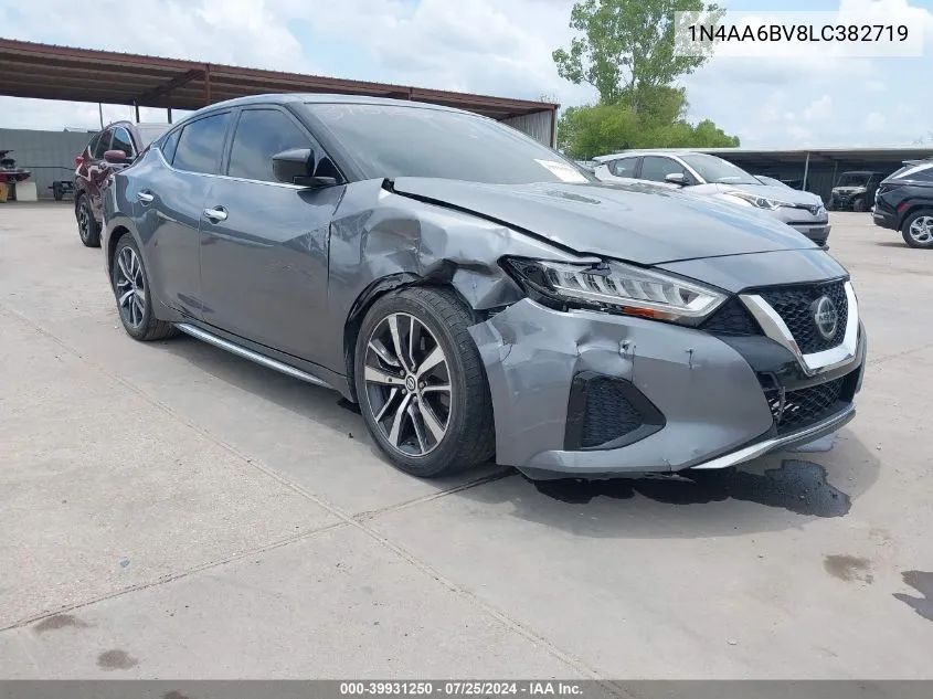 2020 Nissan Maxima S Xtronic Cvt VIN: 1N4AA6BV8LC382719 Lot: 39931250