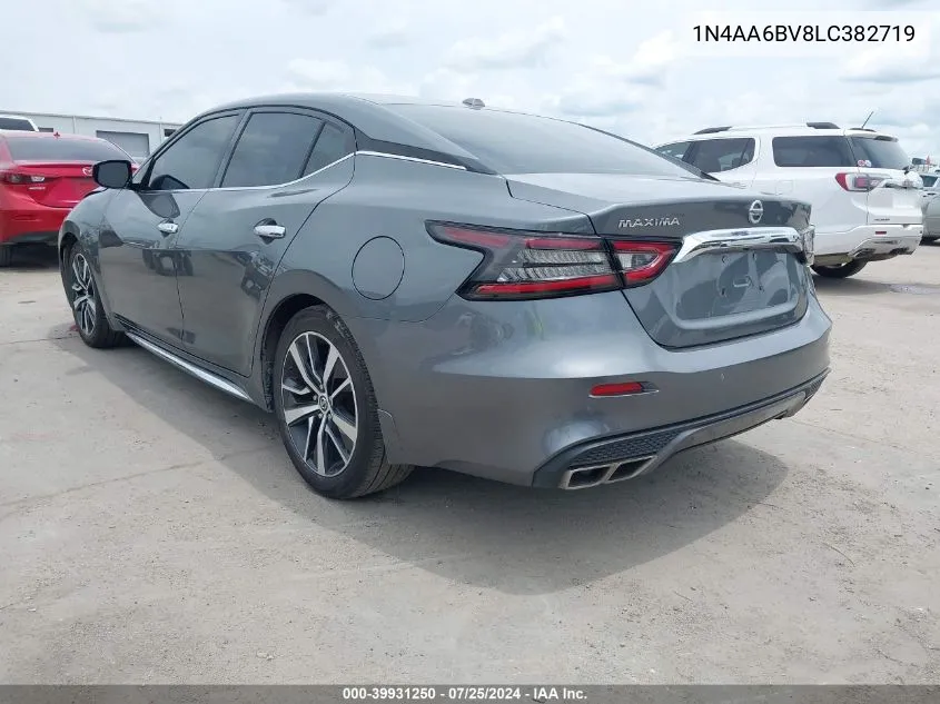 2020 Nissan Maxima S Xtronic Cvt VIN: 1N4AA6BV8LC382719 Lot: 39931250