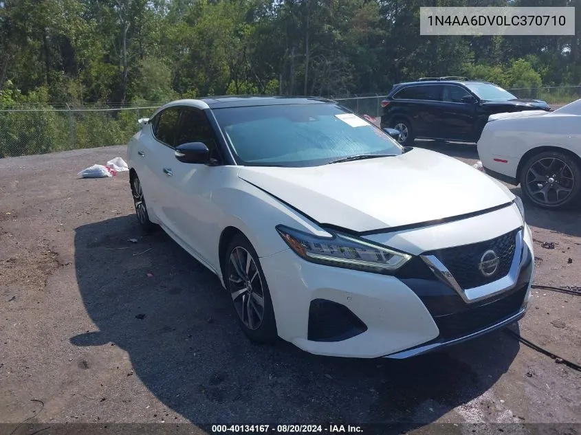 2020 Nissan Maxima Sl Xtronic Cvt VIN: 1N4AA6DV0LC370710 Lot: 40134167