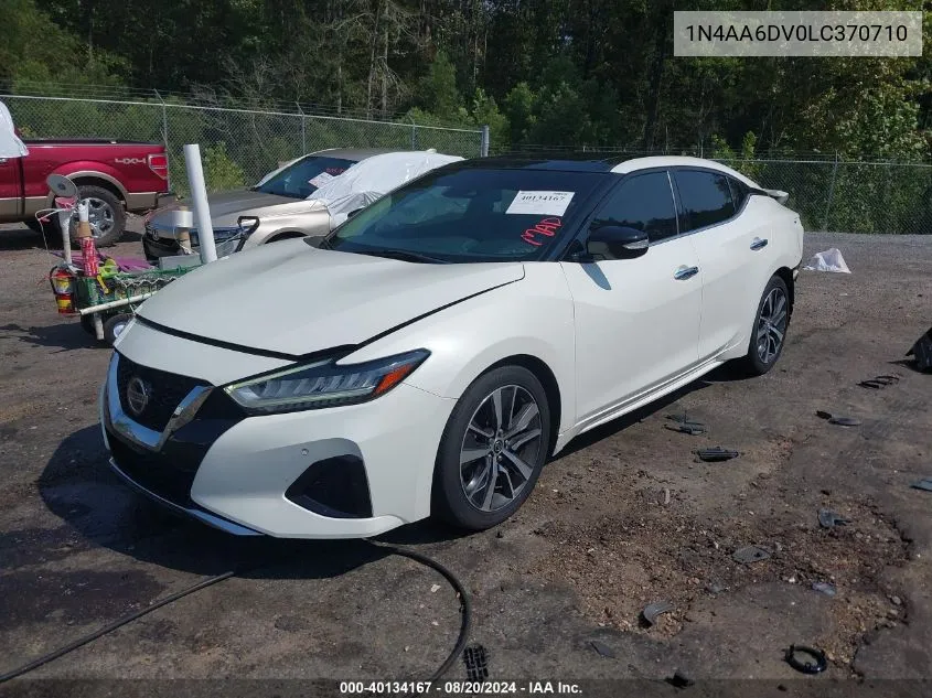 2020 Nissan Maxima Sl Xtronic Cvt VIN: 1N4AA6DV0LC370710 Lot: 40134167