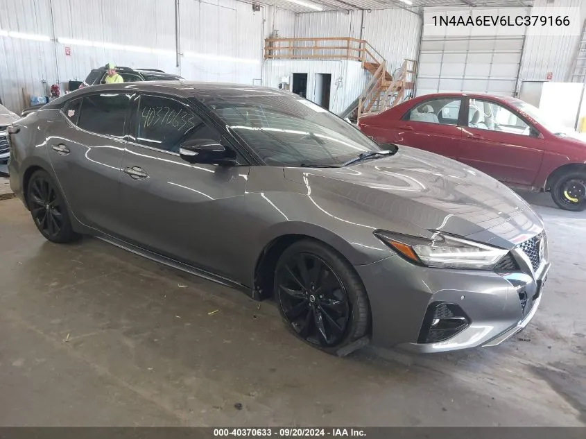 2020 Nissan Maxima Sr Xtronic Cvt VIN: 1N4AA6EV6LC379166 Lot: 40370633