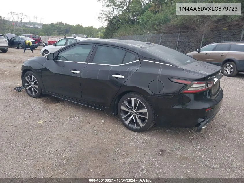 2020 Nissan Maxima Sl Xtronic Cvt VIN: 1N4AA6DVXLC379723 Lot: 40510857