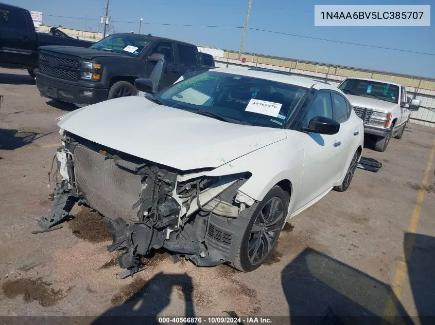 2020 Nissan Maxima S Xtronic Cvt VIN: 1N4AA6BV5LC385707 Lot: 40566876