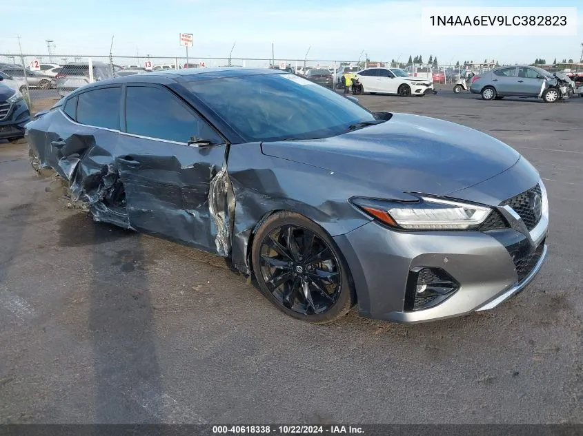 2020 Nissan Maxima Sr Xtronic Cvt VIN: 1N4AA6EV9LC382823 Lot: 40618338