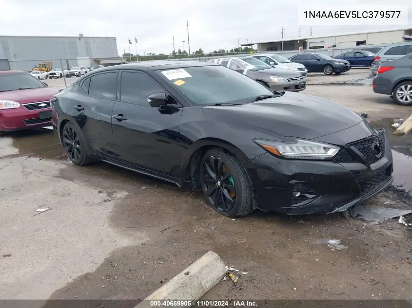 2020 Nissan Maxima Sr Xtronic Cvt VIN: 1N4AA6EV5LC379577 Lot: 40659905